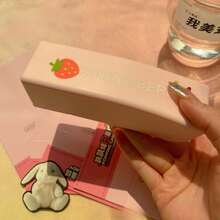 1pc Strawberry Milk Bar Squishy Doll, Slow Rebound Soft Squeeze Stress Relief Bread Doll, Suitable For Romantic Couple Games, Cat Gifts, Women/Men Games, Interactive Party Games, Birthday/Holiday Gifts - Multicolor - View 6