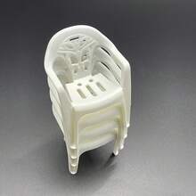 6-Piece Miniature Backrest Chair Set - 6 Colors Aesthetic Dollhouse Furniture, Suitable For DIY Crafts, Tea Parties, Home Decoration, And Model Display - Perfect Christmas Halloween Autumn Collectible Ornament - Random Color - View 1