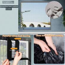 Mosquiteras para Ventanas, 130x150cm Mosquitero de Ventana, Mosquitero para Ventana con Cinta Adhesiva, Cinta Mgica y Chincheta, Mallas para Ventanas de Casa, Dormitorio, Balcn - inicial - Ver 6