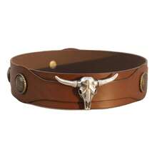 Toquilla Cintilla Adorno Banda Para Sombreros Vaqueros Taurina Hombre Mujer - Marrón Chocolate - Ver 1