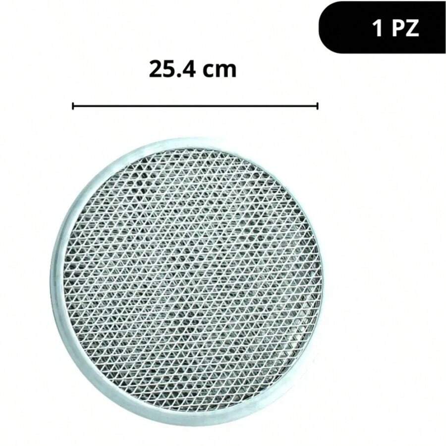 Malla De Aluminio Para Pizza 10'' - Plateado - Ver 1