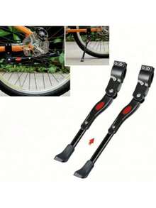 Adjustable Bike Bicycle Kickstand Side Kickstand,Lightweight Aluminum Alloy Bicycle Stand - High Strength And Durable Bicycle Support - Suitable For Various Types Of Bicycles, Including Mountain Bikes, Road Bikes, And City Bikes - Non Slip Design, Easy To Install And Adjust - Multicolor - View 2
