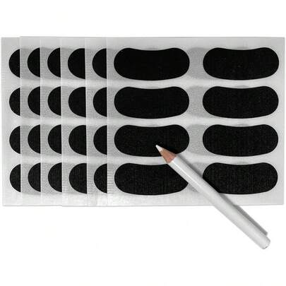Franklin Sports Calcomanías Negras para  Ojos, Personalizables con lápiz