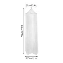 Mosquitera de malla con cúpula grande, mosquitera elegante colgante, red para cama de 3 colores, protección repelente de insectos y moscas, dosel para cama para uso doméstico - Multicolor - Ver 8