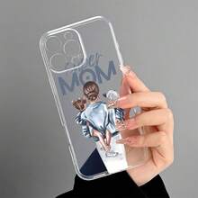 Transparent MOM Pattern UV Printed Phone Case For IPhone 16/16Plus/16Pro/16ProMax 13/13Pro/13ProMax 12/12Pro/12ProMax 11/11Pro/11Pro Max 7/8 X/XS,Suitable For IPhone17 Air - 無色 - 查看 7