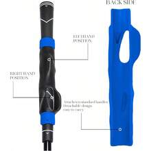 Grip Trainer, Training Aid, Grip Kit, Club Grips, Grip Trainer Club Design Swing Correction And Muscle Drills Accessories Gifts - màu đen - Xem 5