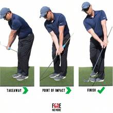 Lag Shot Training Aid Lag Stick Swing Trainer Provides Instant Feedback On Chip Shot Faults Rotation And Wrist Hinge Trainer Fits Mens, Womens, Junior Clubs - Initial - View 3