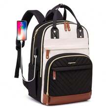 Laptop Backpack For Women Bag Fit 15.6 Inch Work Business Backpacks Purse With USB Charger College Bookbag Waterproof Business Computer Backpack Anti-Theft Casual Backpacks For Nurse Teacher - Multicolor - View 8