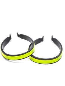 2 Stücke reflektierende Hosenclips Sicherheitsstreifen für Outdoor-Radfahren, Knöchel-Bein-Fahrrad-Hose Clip mit hoher Sichtbarkeit