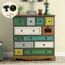 20 Piezas Pomos de Gabinete de Cocina30mm, Perilla de Cajn de Acero Inoxidable, Perillas Para Gabinetes, Pomos de Cmoda, Tiradores de Gabinete Negro Mate, Pomos de Cajn, Jaladeras para Cajones - Negro Mate - Ver 9