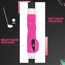 Grip Trainer, Training Aid, Swing Trainer Club Grips Accessories Right Handed Club Grip Equipment To Help Correct Hand Position - Pink - View 5