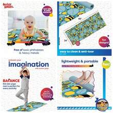 Kids Yoga Shoes - Yellow Bees - View 1