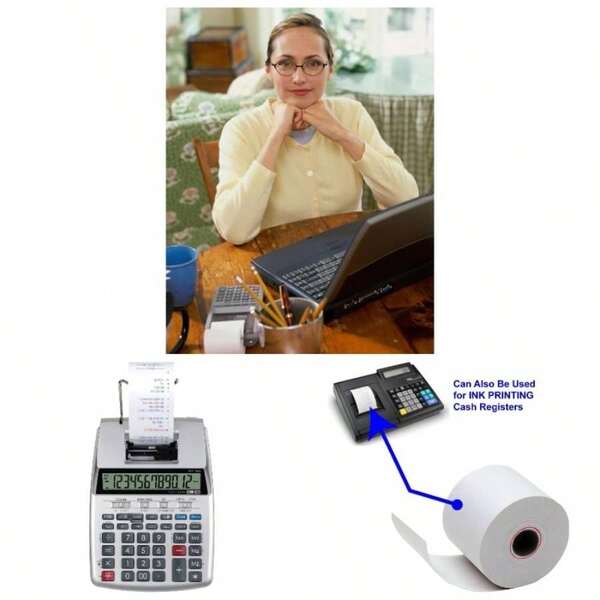 SP700 Kitchen Printer Paper 24 Rolls 3x 150' 1 Ply Non - Thermal Receipt Paper POS Cash Register Paper TMU200 SRP275 From