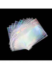 Shiny, Transparent Small Album, Mini Loose-Leaf Book And Inner Refill Pouch, DIY Storage Album, Plug-In Small Storage Album, Ticket Collection Album, Large Capacity Postcard Storage Book, Perfect For Star Enthusiasts, Teenagers