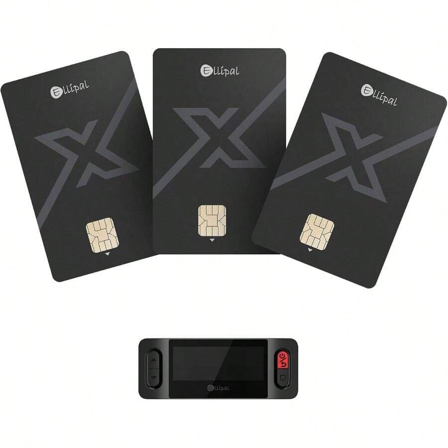 X Card Pack de 3 u2013 Gapped Crypto Cold Wallet con kit de accesorios de arranque, almacenamiento  sin conexin para Bitcoin, Ethereum, y ms de 10.000 tokens - inicial - Ver 1