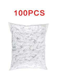 100/200 buc Pungi pentru conservarea alimentelor, Folie alimentară transparentă, Husă anti-praf pentru alimente, Pungi elastice reutilizabile pentru conservarea alimentelor și fructelor