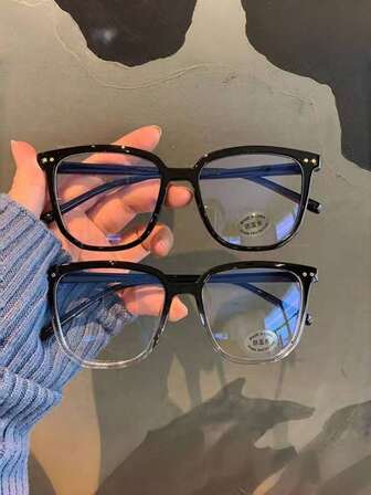 1 قطعة نظارات أنيقة، حلوة وجذابة، مصنوعة من مادة البولي كربونات، مضادة للإشعاع والرياح، متعددة الألوان، مناسبة لأي مناسبة