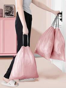 400个/200个/100个/50个/30个/10个抽绳垃圾袋，适用于家庭、办公室、卧室、浴室的小型垃圾袋，垃圾袋内衬，易于携带，防止异味厨房垃圾篮袋，适用于厨房、浴室、家庭、客厅、卧室等场景的一次性垃圾袋，多用途 - 适用于办公室、卧室和浴室的垃圾袋。更轻松地管理您的日常垃圾，让您的空间保持干净整洁，无任何麻烦。 - 彩色 - 查看 4