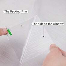 Frosted Window Privacy Film - Non Adhesive Static Cling Glass Stickers Sun UV Blocking Heat Control Door Covering Decals For Home Office - Multicolor - View 53
