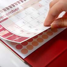 2025-2026创意基础日历，极简INS风格计划日历，月历，年历，农历节日桌面装饰 - 均碼 - 查看 4
