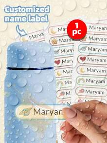 من 1 إلى 240 ملصق اسم شخصي بنجوم وقوس للأطفال، ملصقات اسم مخصصة صغيرة - ملصقات اسم مقاومة للماء، ملصقات قرطاسية مخصصة، مناسبة للحضانة والمدرسة والتخييم وتخزين الألعاب، مقاومة للماء، بدون كي، قابلة لإعادة الاستخدام - أبيض - مشاهدة 18