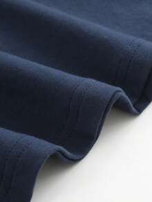 1pcs Men's Y2K 100% Cotton T Shirt Distressed Fiery Star Profile Double Sided Digital Printed Vintage Grunge Graphic Tee Alternative Style Aesthetic Streetwear - Màu xanh lam - Xem 6