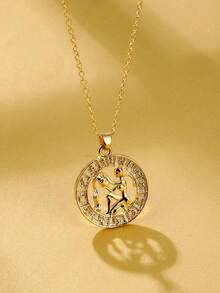 قلادة السلاسل لنساء ١ قطعة من الفضة الإسترليني عيار ٩٢٥ للبراج الإثنى عشر ، هدية مجوهرات فاخرة للبنات في عيد ميلادهن أو حفلة التخرج