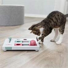 TRIXIE 4596 Cat Activity Game Pink White - As Pic - View 2
