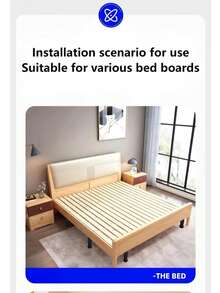 2 piezas Soporte de pie de cama - Varillas de soporte de plástico en forma de T - Patas de cama ajustables, conector de patas de sofá, gabinete - Capacidad de carga fuerte, estable, sin ruido anormal - Adecuado para tableros de cama, sofás, escritorios de oficina, mesas de café, escritorios, etc. - Artículos esenciales para el hogar. Herramienta de reparación de camas antiguas.