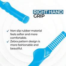 Right - Hand Grip Trainer U2013 Swing Training Aid Hand Positioning Anti - Slip Grip Trainer Beginners Pros Improve Accuracy, Power Consistency - Máy tập cầm gậy golf Sky Blue - Xem 5