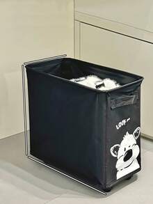 1 pièce Panier de rangement mobile avec roulettes, Organisateur de bureau sur roulettes, Panier de rangement mobile, Décoration de chambre, Panier cadeau, Rangement de chambre, Panier d'escalier, Panier de Pâques, Panier en bois, Panier cadeau mignon - Multicolore - Voir 16