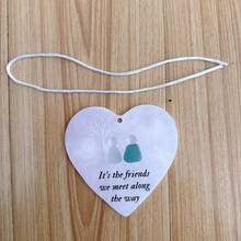 1 Peça Decoração de Amizade em Forma de Coração de Vidro do Mar 2025 - Presente de Aniversário, Presente de Natal, Presente Perfeito, Colecionável, Colecionador de Hobby, Brinquedos de Costura, Brinquedos de Viagem, Brinquedos Fidget de Sala de Aula, Mini Coisas, Brinquedos de Banho, Papelaria de Natal, Bola Anti-Estresse