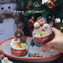 Set di candele profumate natalizie, con candele a forma di Babbo Natale, pupazzo di neve, renna e albero di Natale. Crea un'atmosfera calda e festiva. Ideale come candele da tavola per riunioni familiari, celebrazioni invernali o come regali romantici per amici, bambini e familiari. Decorazioni natalizie, composizioni natalizie