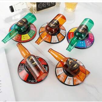 转瓶子派对游戏套装 | 酒吧和KTV娱乐玩具，多人互动派对小工具