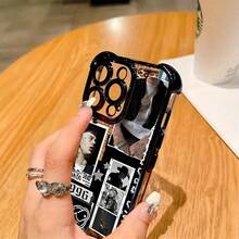 Fundas Transparentes Antigolpes de Duki, Rapper Popular, Adecuadas para iPhone 16 15 14 13 12 Pro Max X XR XSMAX 8 7 Plus con Parte Trasera Suave17,17 Pro Max - Negro - Ver 4