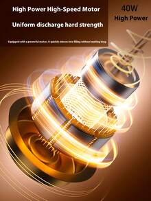 1pc 350ML Wireless Multifunctional Electric Food Processor, 40W Power, Silicone Gasket, Anti-Slip, Good Texture And Quality, Convenient. Home Food Processor, Cooking Assistant, Suitable For Baby Food Preparation And Cooking Ingredient Chopping