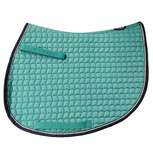 TGW RIDING TGW RIDING Professional Equestrian Saddle Pad, Soft Saddle Pad With Soft Fabric Surface And Comfortable Foam Filling, Compact And Durable Quilted Padding Inside, With Triple Adjustable Girth Straps, Best For Daily Training And Competition Use