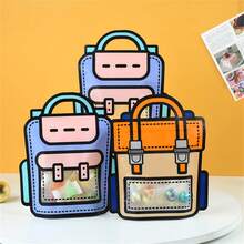 10个装创意礼品包装袋 糖果自封袋 生日派对礼物塑料拉链袋 - 彩色 - 查看 10