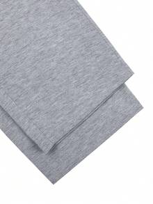 Outdoor Casual Pants, Solid Color With Pockets, Loose Fit Straight Leg Trousers