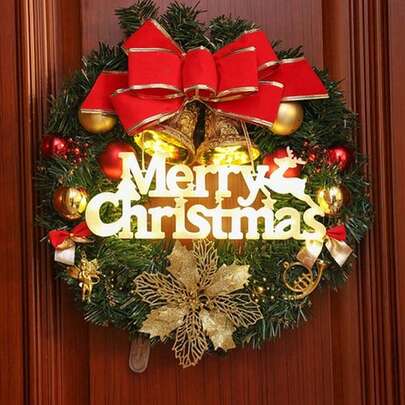1 pieza Luz de decoración con letra "Feliz Navidad", lámpara de Navidad LED con luz cálida a batería, luz de Navidad para decoración interior y exterior del hogar, adecuada para dormitorio, sala de estar, oficina, fiesta navideña, patio, jardín, césped, árbol de Navidad, porche, garaje, patio, reunión familiar, bar, restaurante, tienda y exhibición