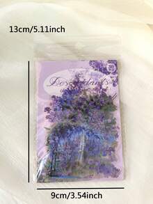 30pcs/Pack PET Wisteria Flower Branch Stickers, DIY Landscaping Materials, Scrapbooking Decorative Stickers