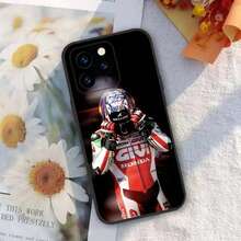 1PC Johann  Z-Zarco Phone Case TPU Soft Silicone for Shockproof Cover Covercompatible with   16 15 14 13 12 11 X XR Plus Pro Max Plus,Covercompatible with  17 Hülle, 17 pro Hülle, 17 promax Hülle