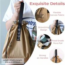 Bento Box y kit de lonchera para mujeres y hombres, bolsas de almuerzo reutilizables aisladas para adultos, bolsa trmica de 2 capas de 1200 ml de gran capacidad para el trabajo, la escuela, viajes - Rosa - Ver 7