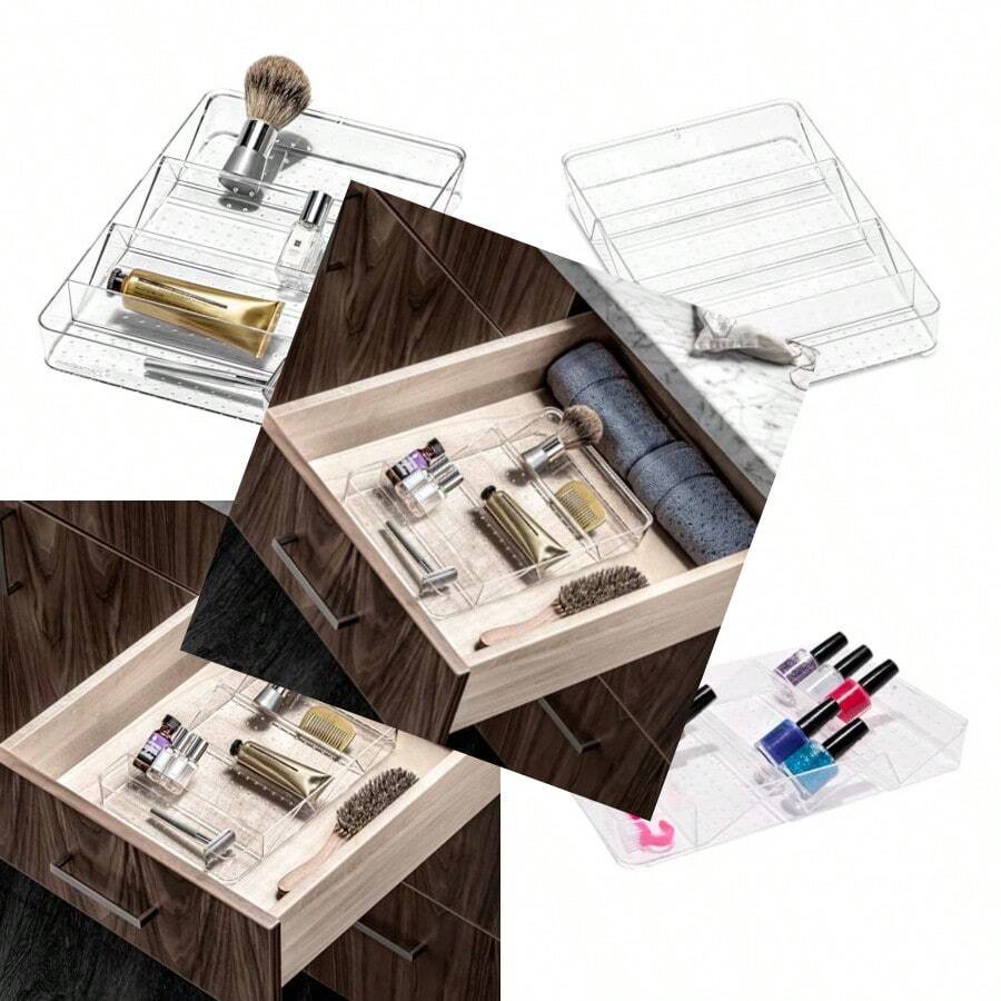 Modern Rectangular Organizer Tray Clear | SHEIN