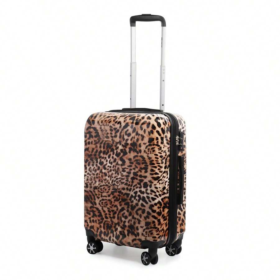 20inch 24inch 28inch Expandable Luggage PC+ABS Hardshell Suicase With TSA LOCK & Spinner Wheels,Carry On Travel Luggage For Men Women,24"/28" Single Checked Suitcase - 豹 - 查看 1