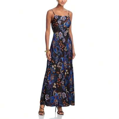 FARM Rio Snakes Bouquet Maxi Slip Dress |