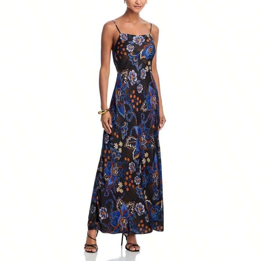 FARM Rio Snakes Bouquet Maxi Slip Dress | - Multicolor - View 1