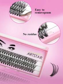 ARTSTAR C Crul 簇状假睫毛 3 排 20D/30D/40D/50D/60D 组合装 自然款 单根手工假睫毛 - C - 查看 4