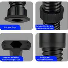 2 piezas Soporte de pie de cama - Varillas de soporte de plástico en forma de T - Patas de cama ajustables, conector de patas de sofá, gabinete - Capacidad de carga fuerte, estable, sin ruido anormal - Adecuado para tableros de cama, sofás, escritorios de oficina, mesas de café, escritorios, etc. - Artículos esenciales para el hogar. Herramienta de reparación de camas antiguas.