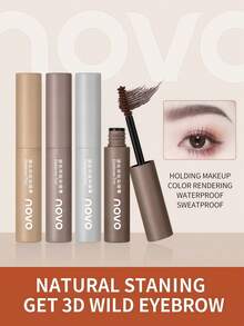 NOVO 防水、防汗、防晕染眉胶，持久哑光妆效，打造自然眉妆，适合新手，是送给女性的绝佳礼物。 - 04#淺棕色 - 查看 4